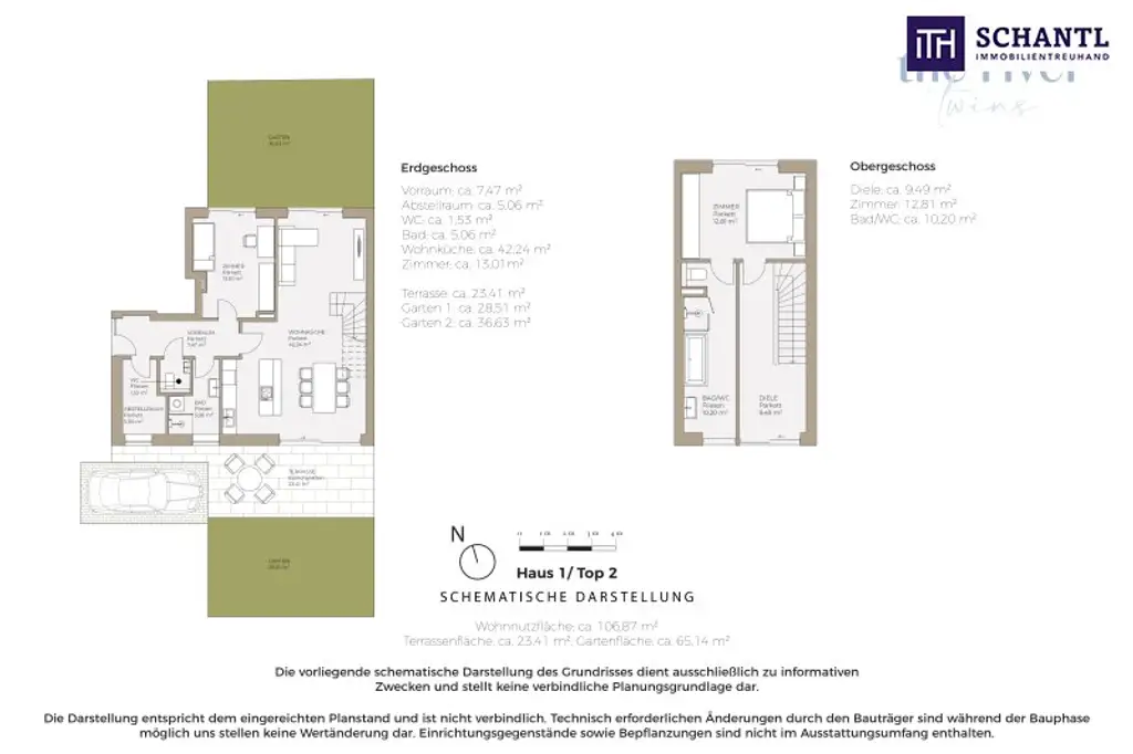 Elegante Doppelhaushälfte in begehrter Donaulage
