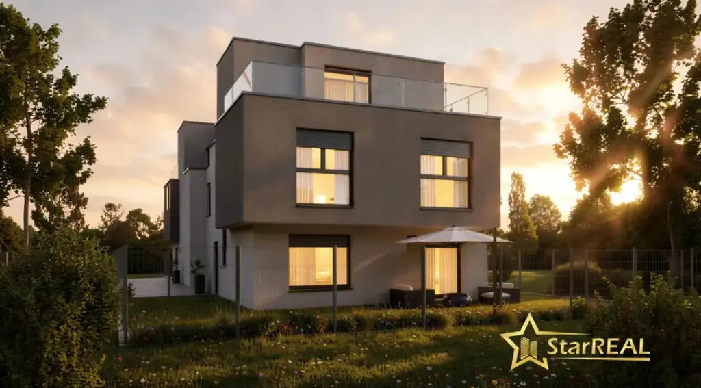 TOP EINZELHAUS! JETZT € 50.000 GESCHENKT + GRATIS DACHGESCHOSS! 137 m²-Traumhaus mit Keller und Südgarten. Provisionsfrei für den Käufer.