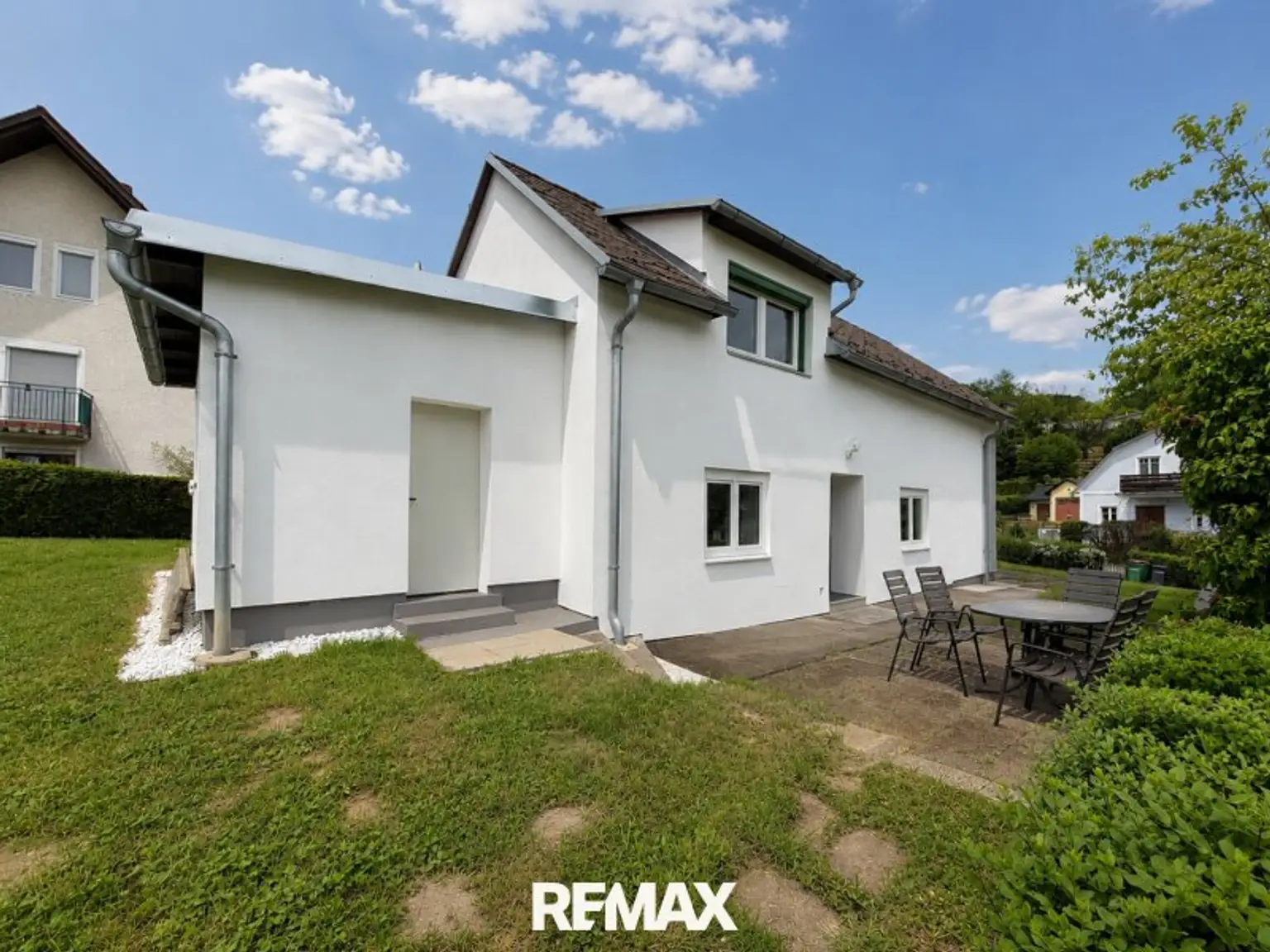 Außenansicht Rückseite Haus