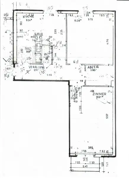 UHLANDGASSE, U1-Nähe, 64 m2 Neubau mit 3 m2 Balkon, 2 Zimmer, 2er-WG-geeignet, Wohnküche, Duschbad, 3. Liftstock