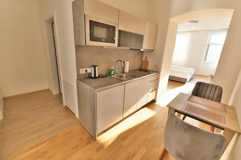 Ferienwohnung mit unbefristeter Betriebsanlagengenehmigung, Grundbüchlich/Widmung als "Appartement" (parifiziert)