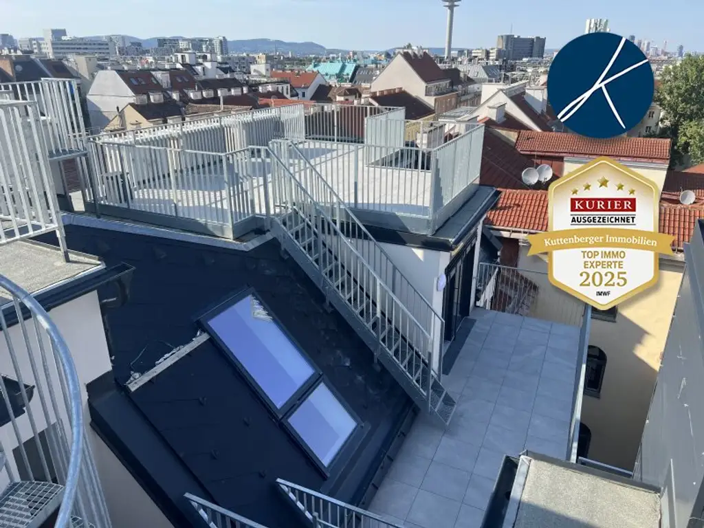 *Superprojekt: ''Über den Baumwipfeln" 11 NEUBAU-MIET-WOHNUNGEN MIT BALKONEN + SPEKTAKULÄREN PANORAMA-DACHTERRASSEN
