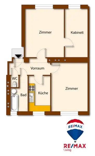 schematischer Grundriss