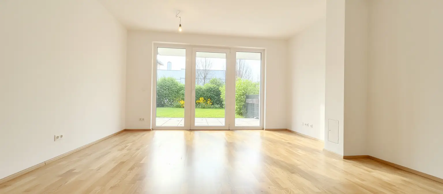 Modernes Wohnen in Fels am Wagram - Großzügige EG-Wohnung 4 Zimmer mit Garten, Terrasse und Seezugang - Mietkauf möglich