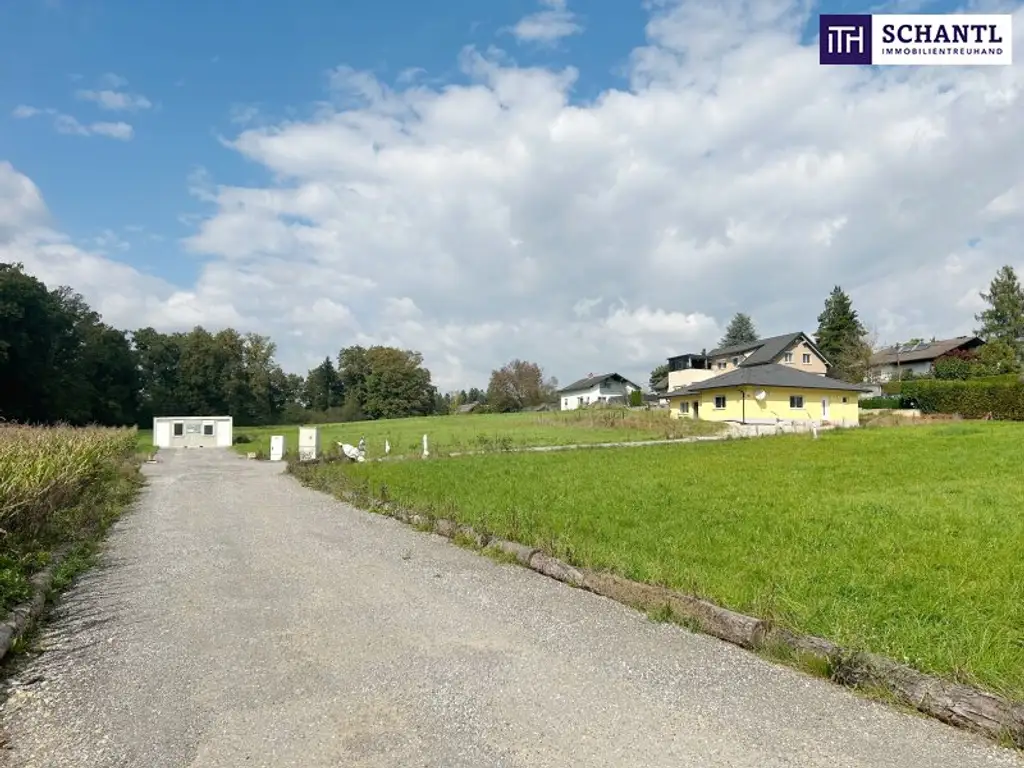 TRAUMHAFTES Grundstück für Ihr EINFAMILIENHAUS! TOP Anbindung! VOLLERSCHLOSSENES und FLACHES BAUGRUNDSTÜCK!
