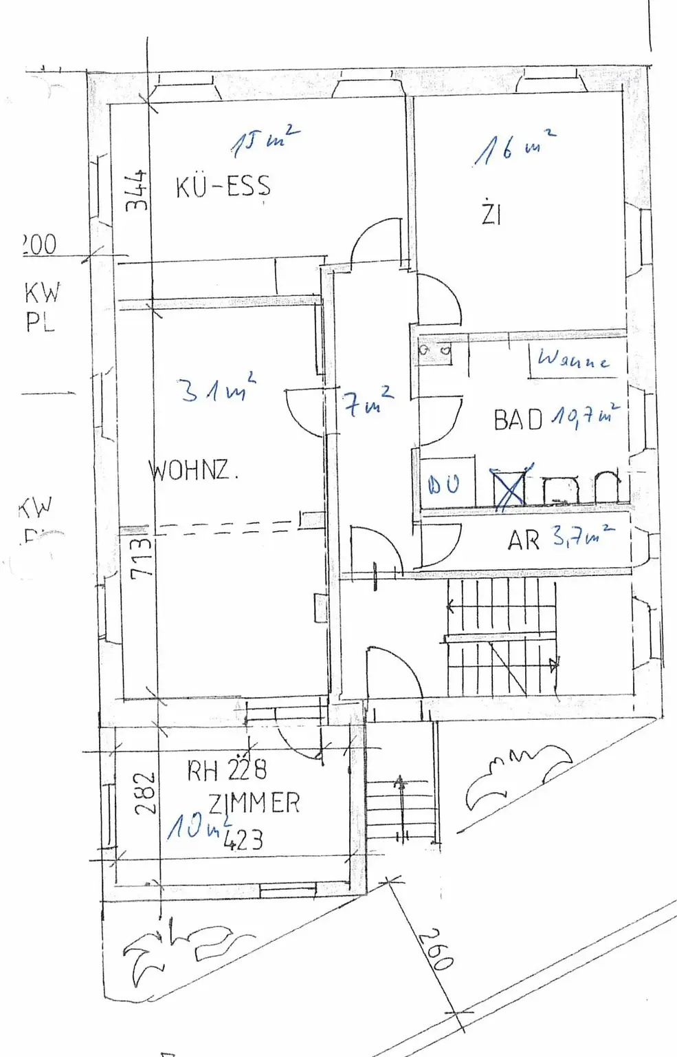 Große 3,5 Zimmer Wohnung im Zentrum von Lochau