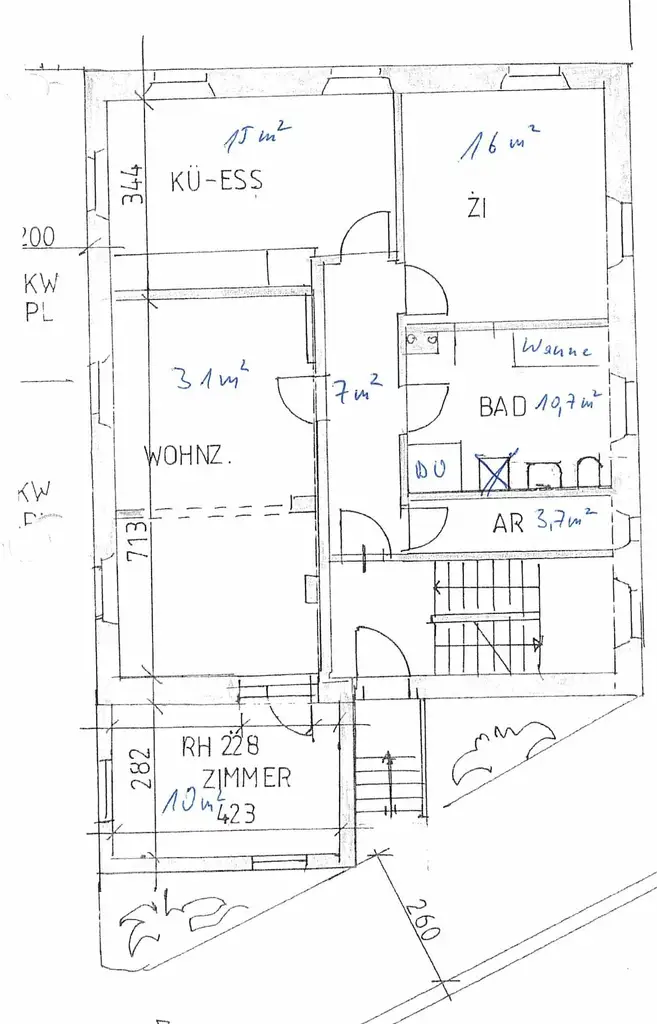 Große 3,5 Zimmer Wohnung im Zentrum von Lochau