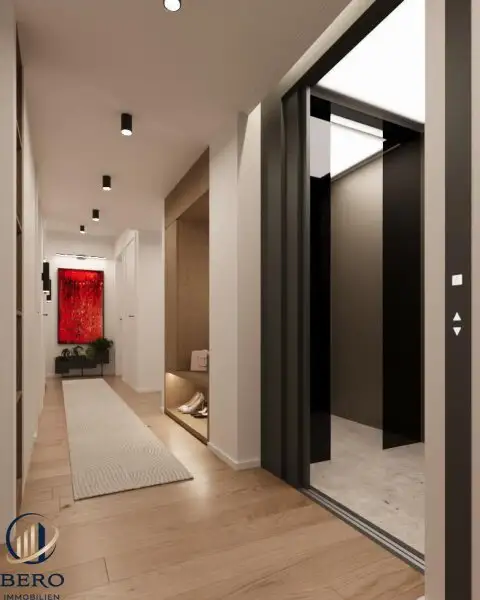 4 Zimmer-Penthouse mit 5 großen Terrassen in familienfreundlicher & naturnaher Umgebung