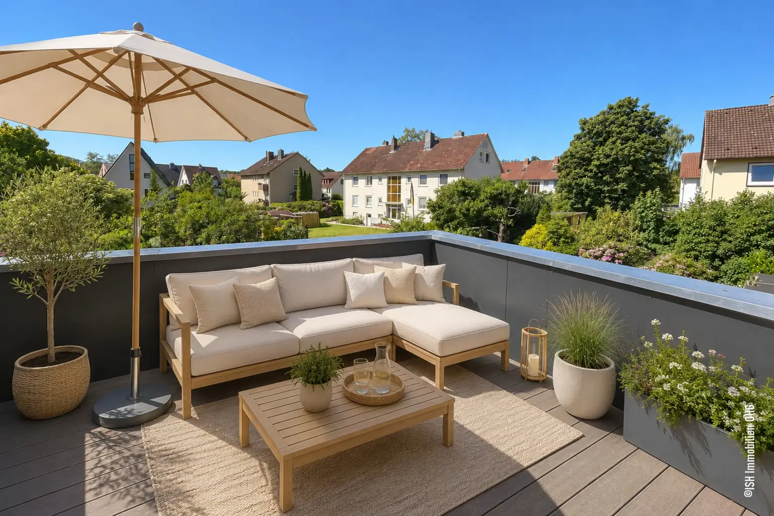 Terrasse visualisiert