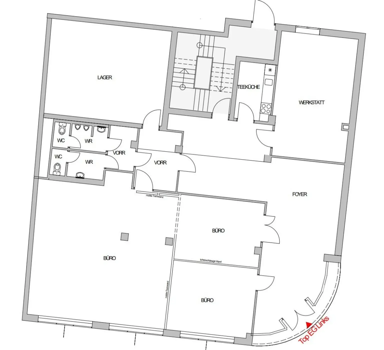 Büro und Geschäftslokal im Fabiani-Haus (Nettomiete)