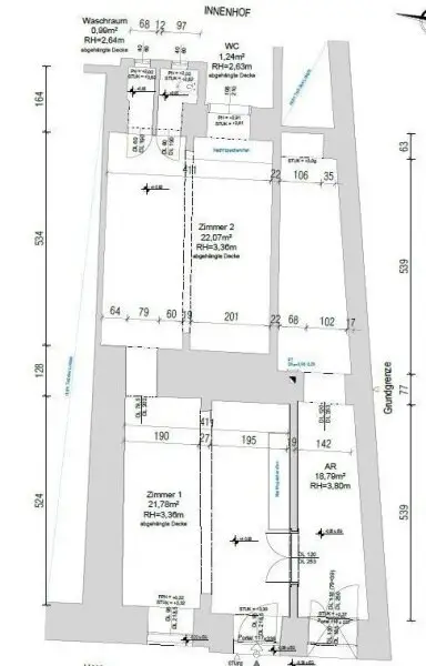 Top Lage! Renovierungsbedürftige Praxis oder Büro - aus Alt wird Neu