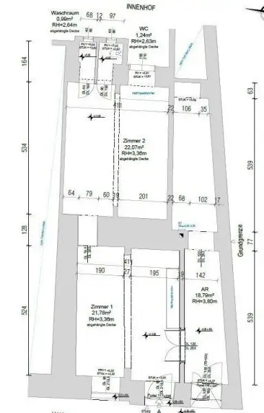 Top Lage! Renovierungsbedürftige Praxis oder Büro - aus Alt wird Neu