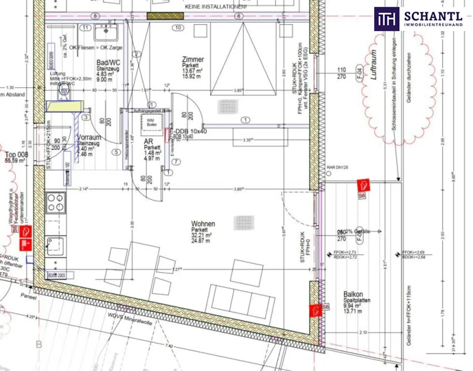 GROSSZÜGIGE WOHLFÜHLWOHNUNG mit niedrigen Heizkosten und einer Top Infrastruktur! Ab Oktober!