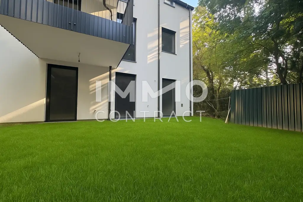 provisionsfreie & elegante 3-Zimmer-Wohnung mit sonniger Terrasse & privatem Garten