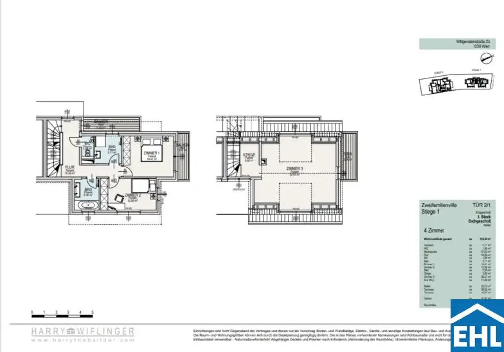 Wohnen in Hietzing – Neubau-Doppelhäuser mit Stil und Garten