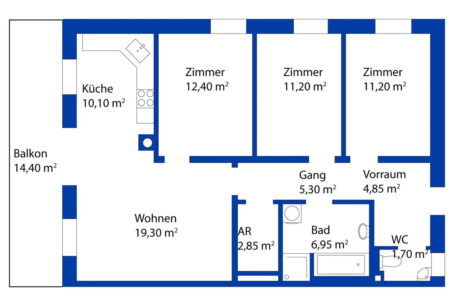 NEUBAUWOHNUNG zu mieten, ERSTBEZUG, in 3061, Nähe Neulengbach