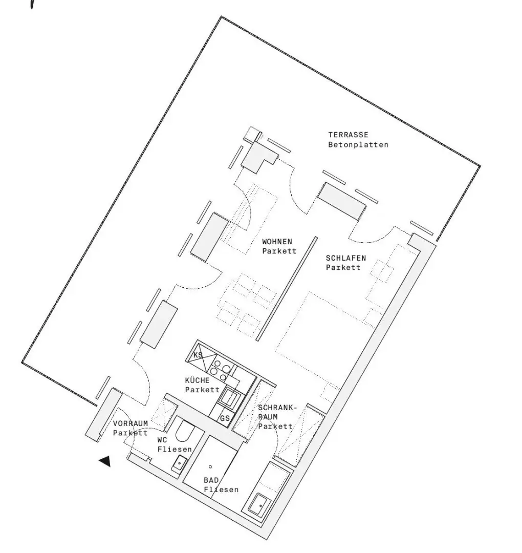 DC-FLATS: High-End-Apartment ++ Erdgeschoß ++ Mega Terrasse ++ ERSTBEZUG!!