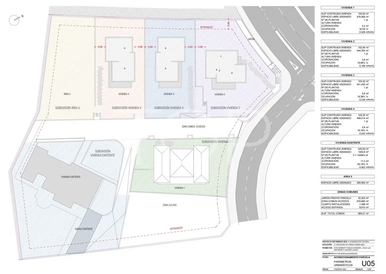 Übersicht III 4 viviendas