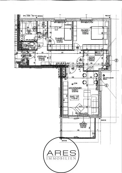 Sonnige Terrassenwohnung am Kremsfluss