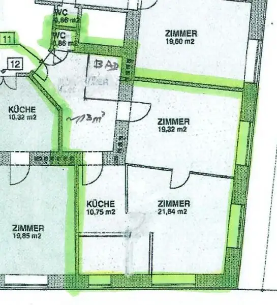 CHARMANTER UND HELLER 2,5-ZIMMER ALTBAU NÄHE SCHMELZ/SCHÖNBRUNN/U3-JOHNSTRASSE!