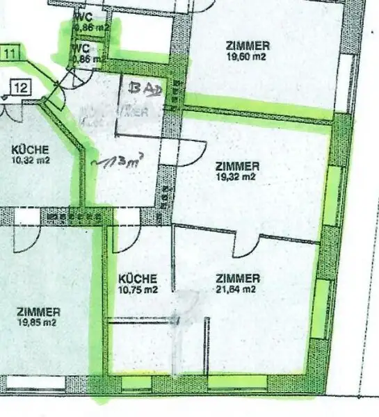 CHARMANTER UND HELLER 2,5-ZIMMER ALTBAU NÄHE SCHMELZ/SCHÖNBRUNN/U3-JOHNSTRASSE!