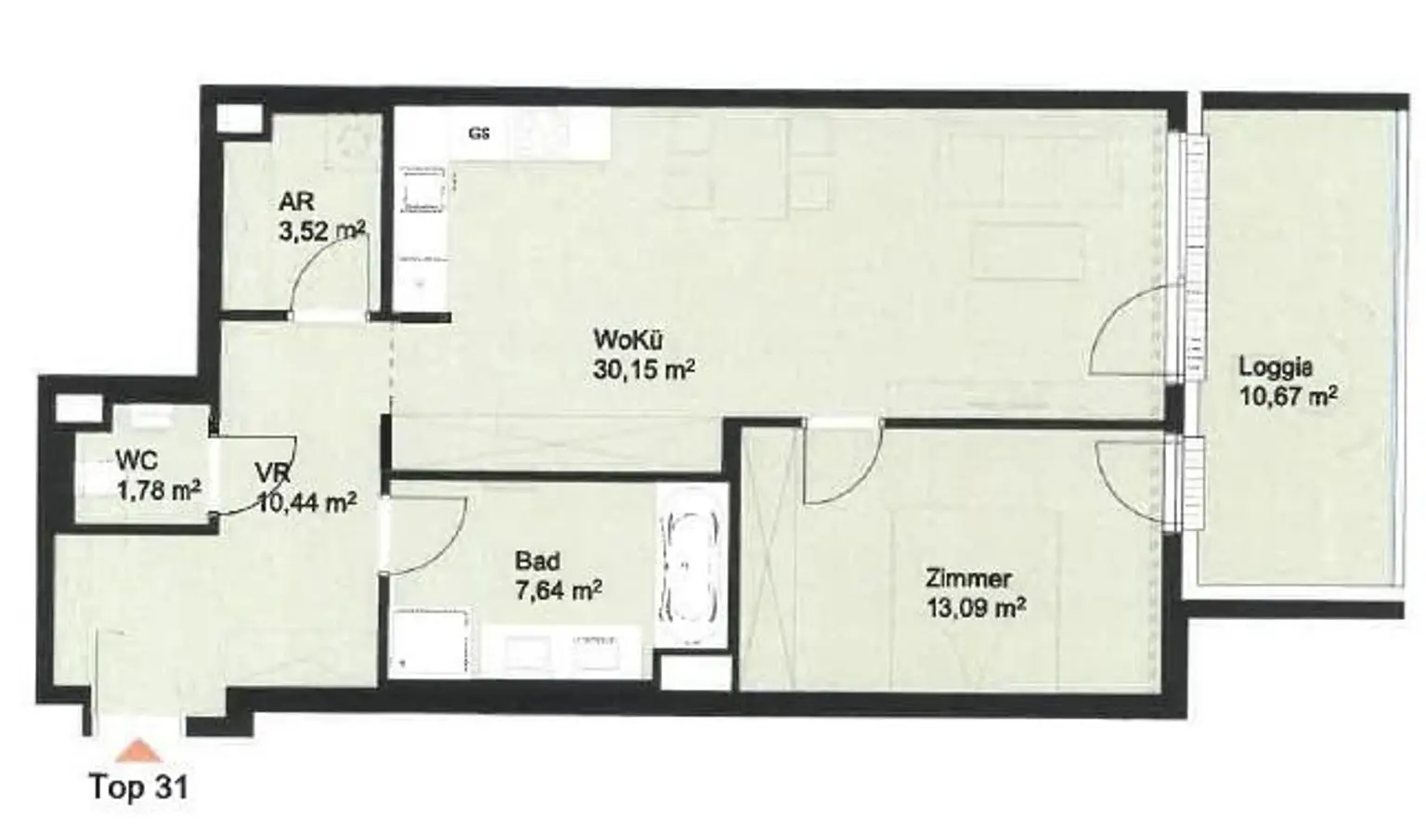 4. OG!!! Zwischen Prater und Augarten! Hochwertige, hofseitig ruhige Neubauwohnung!!!