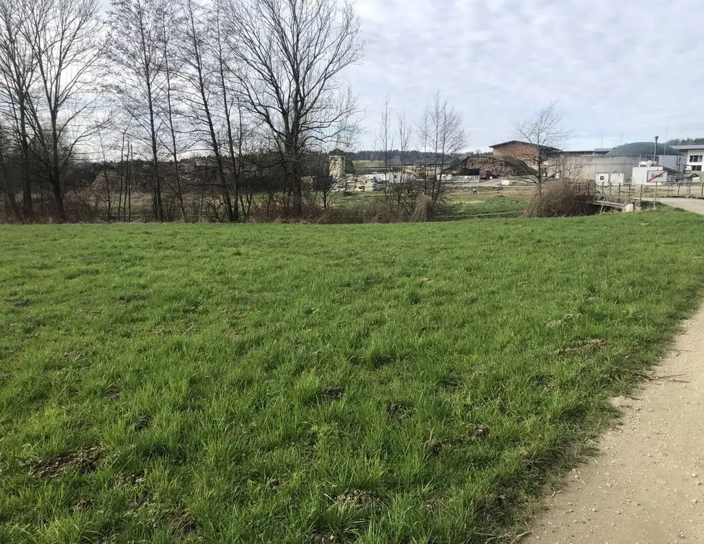 Grundstück mit Widmung "MB" (eingeschränktes gemischtes Baugebiet) in Raab