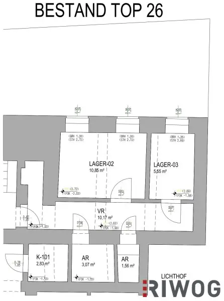 PAKET | 2 gewerbliche Apartments mit baubewilligter Planung | Komplett hofseitig | Bestlage in Gehweite zum 1. Bezirk | Repräsentatives Jahrhundertwendehaus
