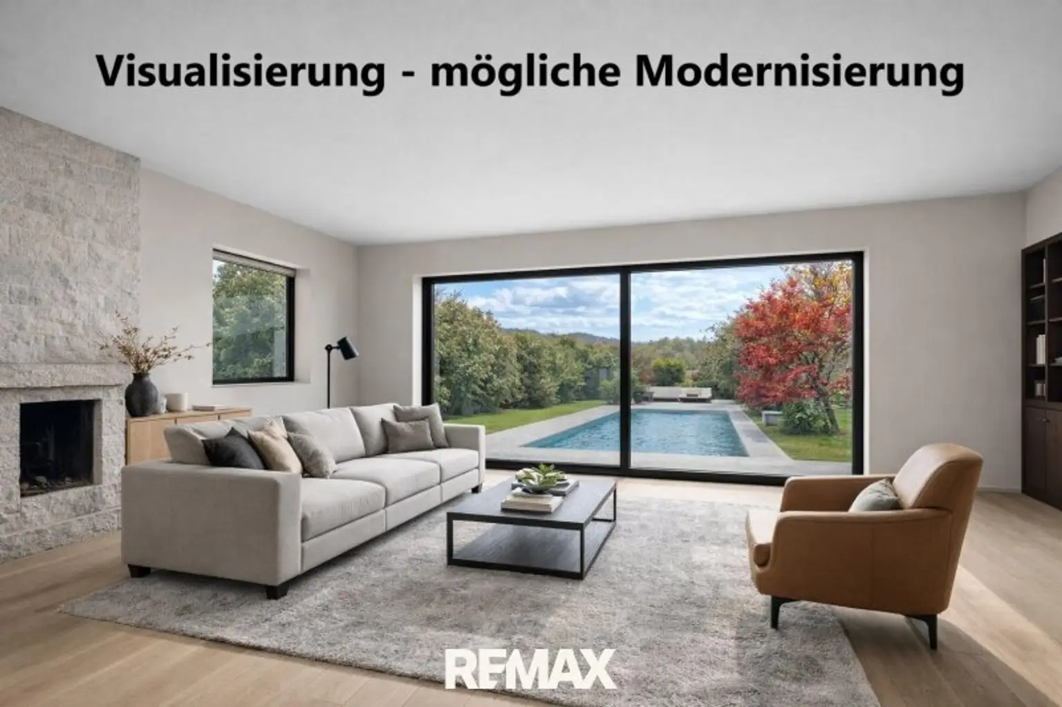 08 EFH 2103 - Wohnzimmer Visualisierung