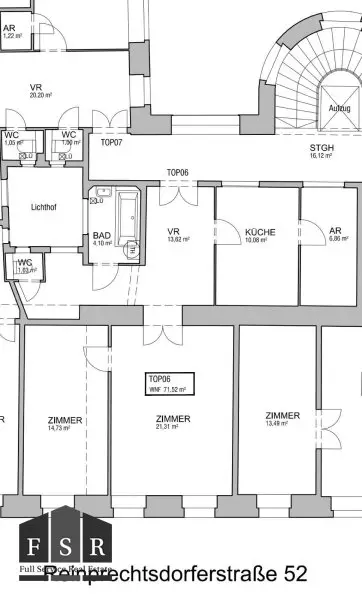 Super helle 2,5-Zimmer-Wohnung beim Siebenbrunnenplatz
