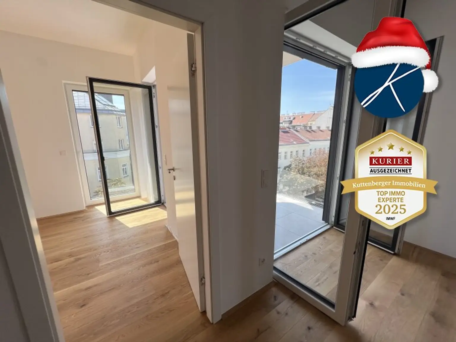 1.Loggia für Blätterwaldzimmer und Herzstück Wohnen und Küche