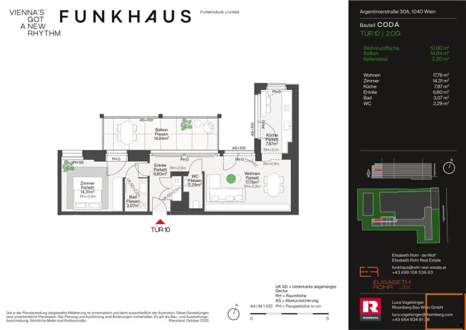 FUNKHAUS - Schicke zwei Zimmerwohnung, hervorragend durchdacht!