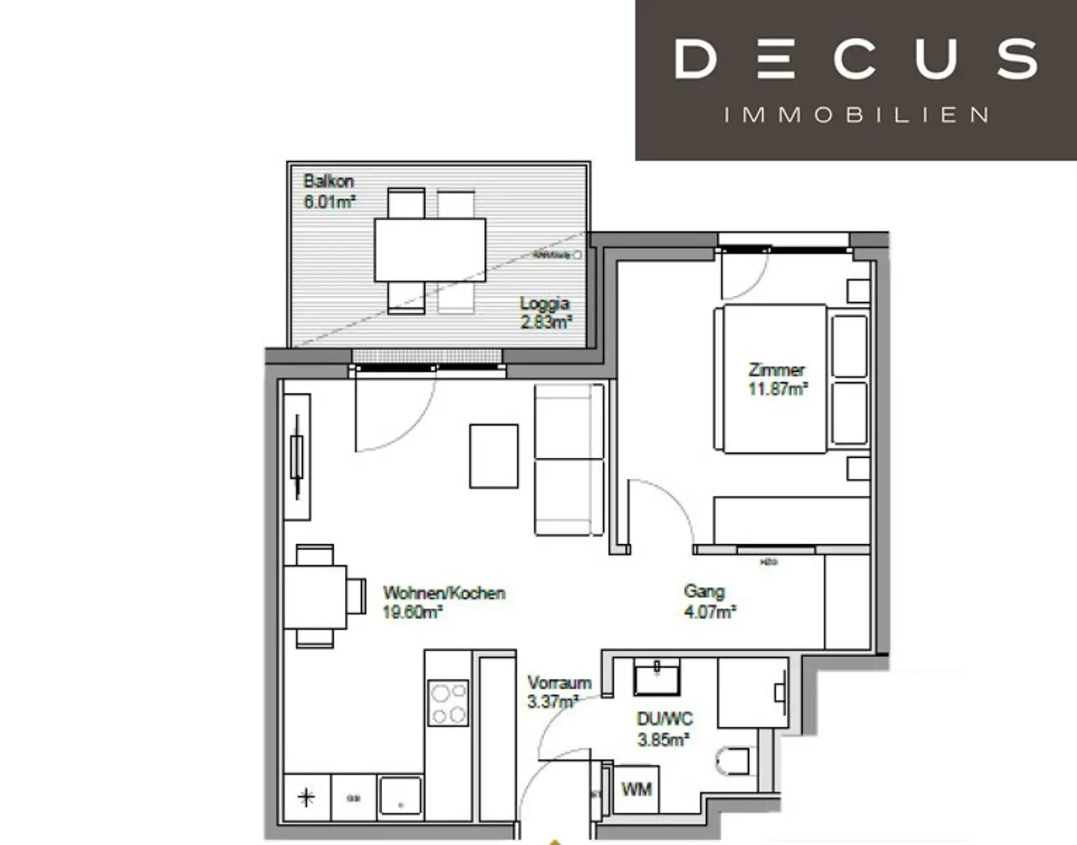 2 ZIMMER | WOHNEN MIT STIL | BALKON | RUHIGE INNENHOFLAGE | AB SOFORT VERFÜGBAR