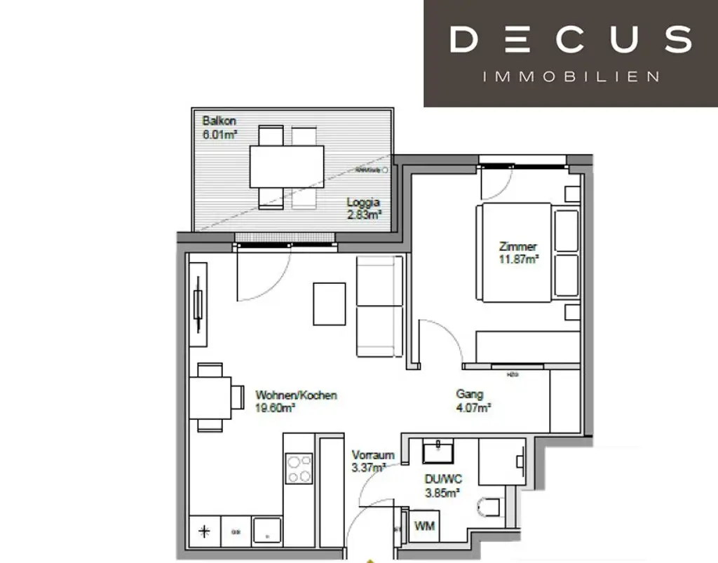 2 ZIMMER | WOHNEN MIT STIL | BALKON | RUHIGE INNENHOFLAGE | AB SOFORT VERFÜGBAR