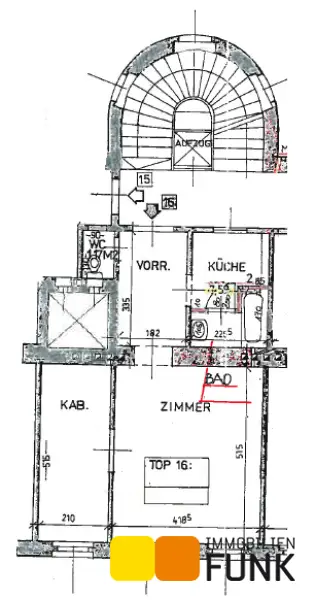 Sanierungsobjekt, 2 Zimmer in guter Lage