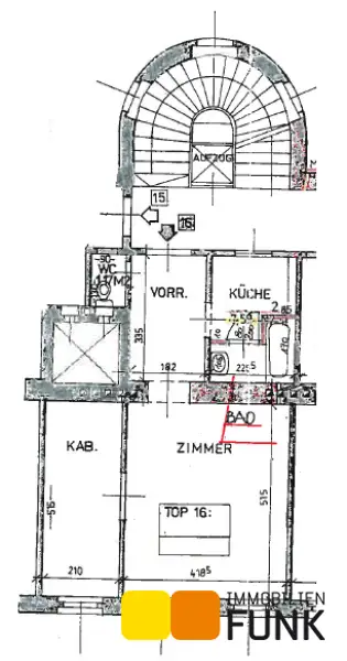 Sanierungsobjekt, 2 Zimmer in guter Lage