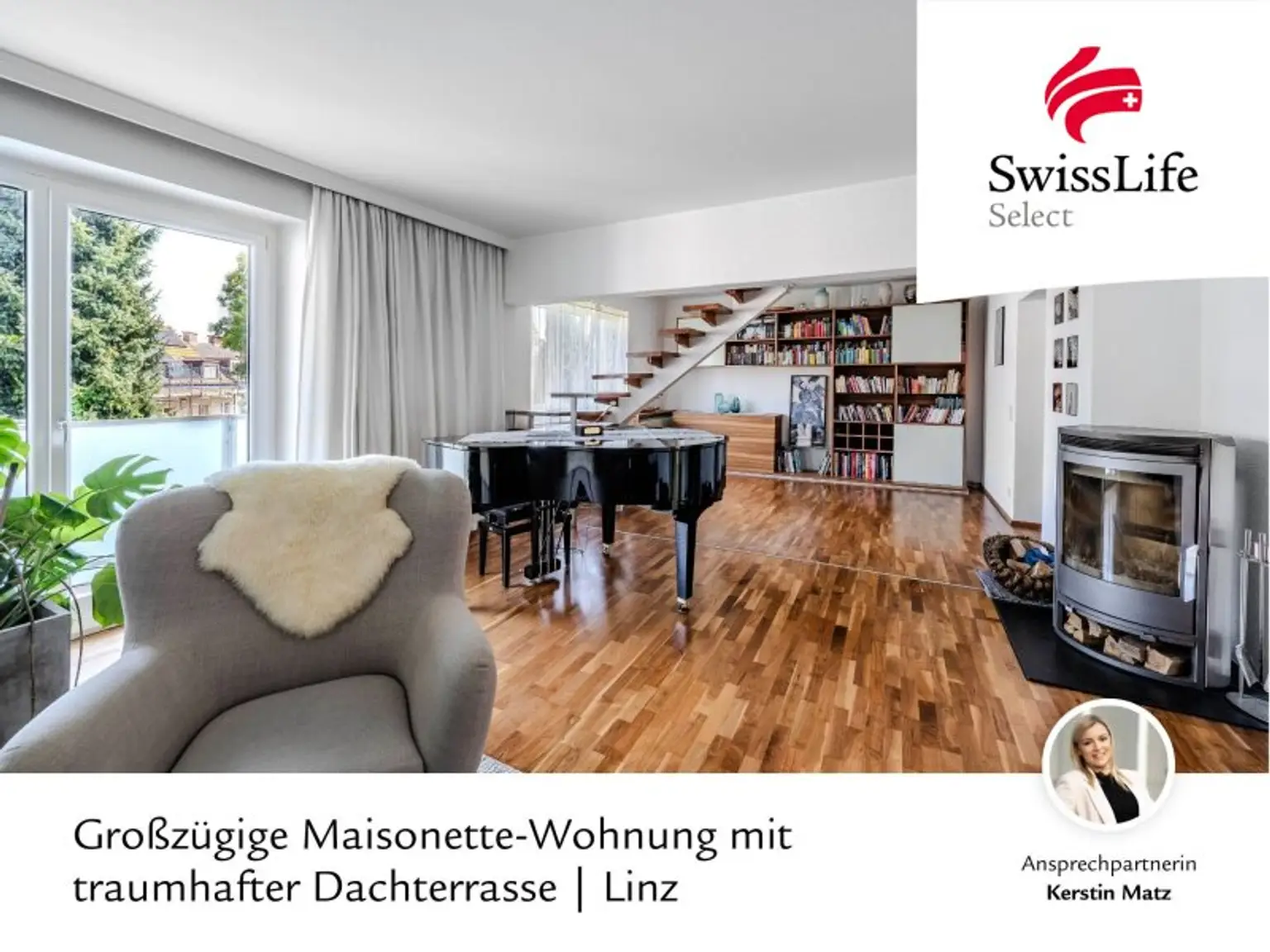 Großzügige & stilvolle Maisonette mit sonniger Dachterrasse