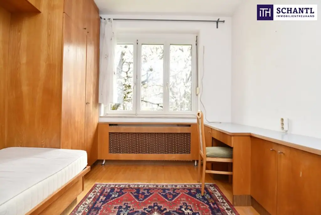 PLATZ zum WACHSEN – sanierungsbedürftiges Haus mit großem Garten und traumhaften Bäumen in Graz Liebenau! Bungalow mit Ausbaureserve!