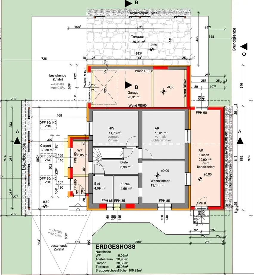 Grundriss Erdgeschoss