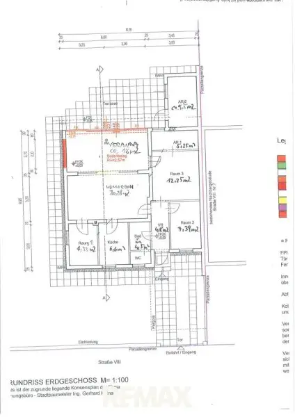 Plan Wohnhaus