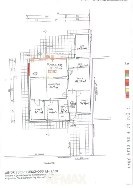 Plan Wohnhaus