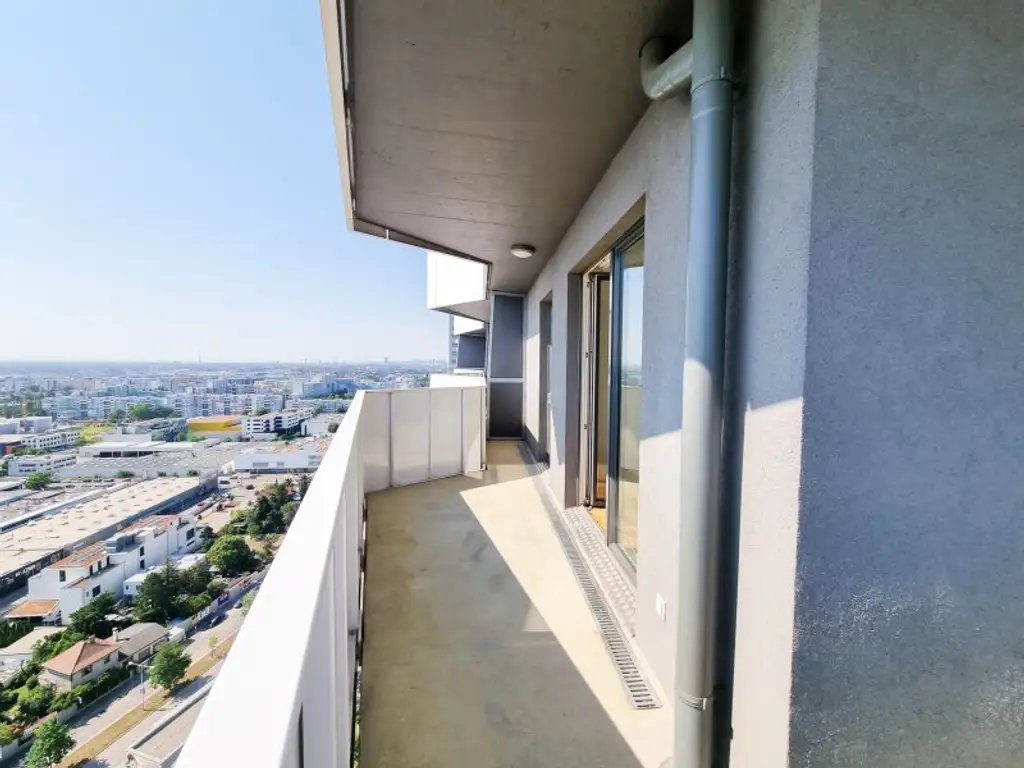 Wohnen im Leopoldtower / Citygate - Eckwohnung mit ca.18 m2 Balkonfläche!