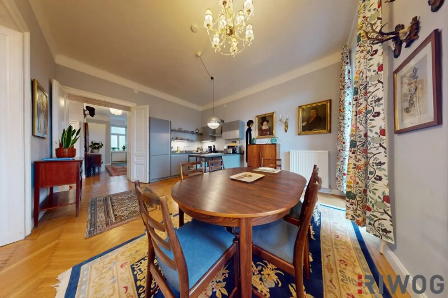 Wohnung mit Widmung für Kurzzeitvermietung vor den Toren Schloss Schönbrunns | Südseitiges 4-Zimmer Altbauapartment I 360° Rundgang