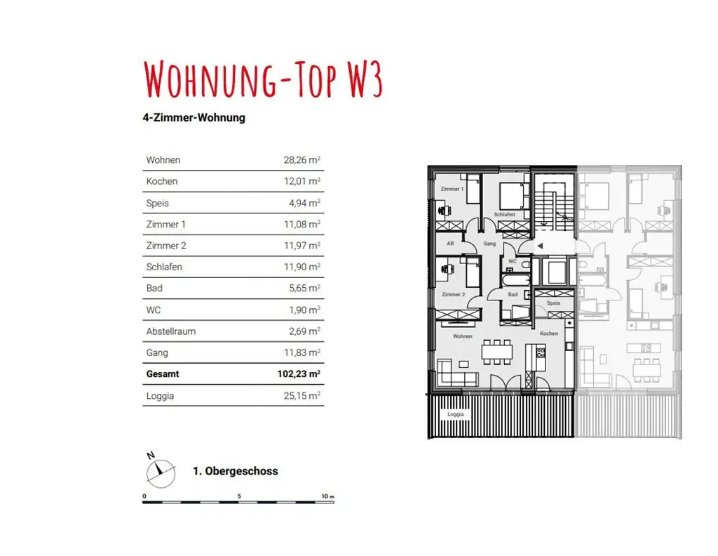 Erstbezug in Toplage - stilvolle 4-Zimmer-Wohnung in Kufstein