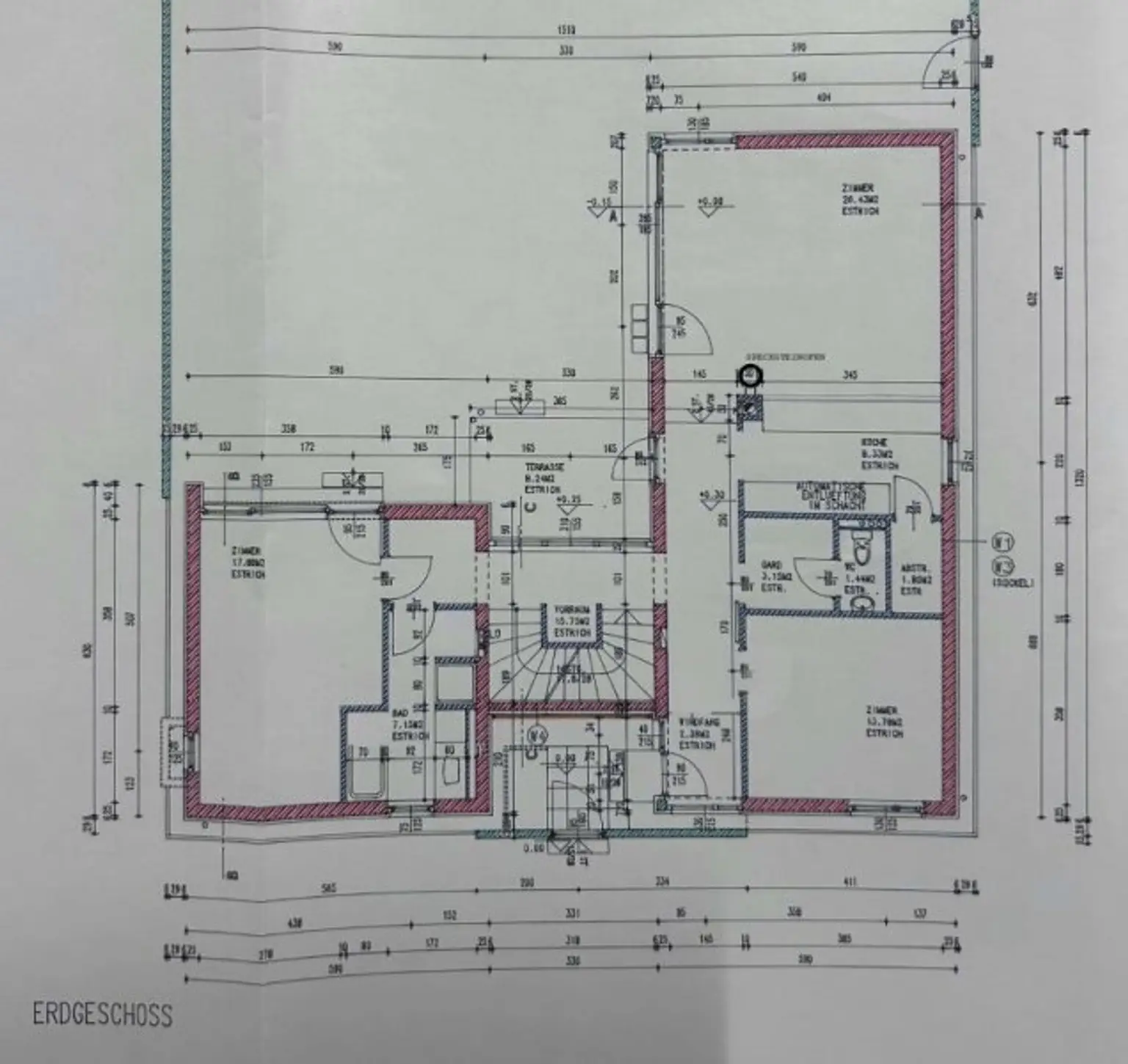 Seltenes Atriumhaus in 1220 mit KFZ Stellplatz