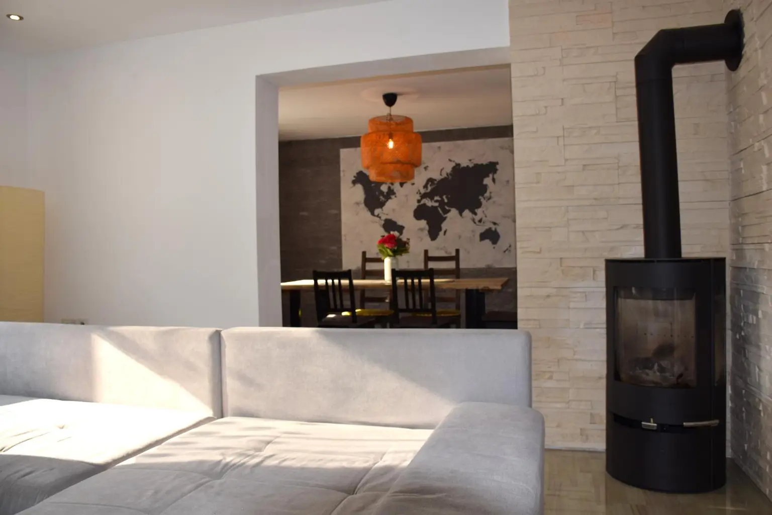 Schwedenofen Wohnzimmer EG