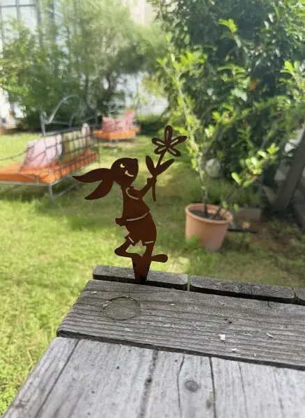 Garten-Maskottchen