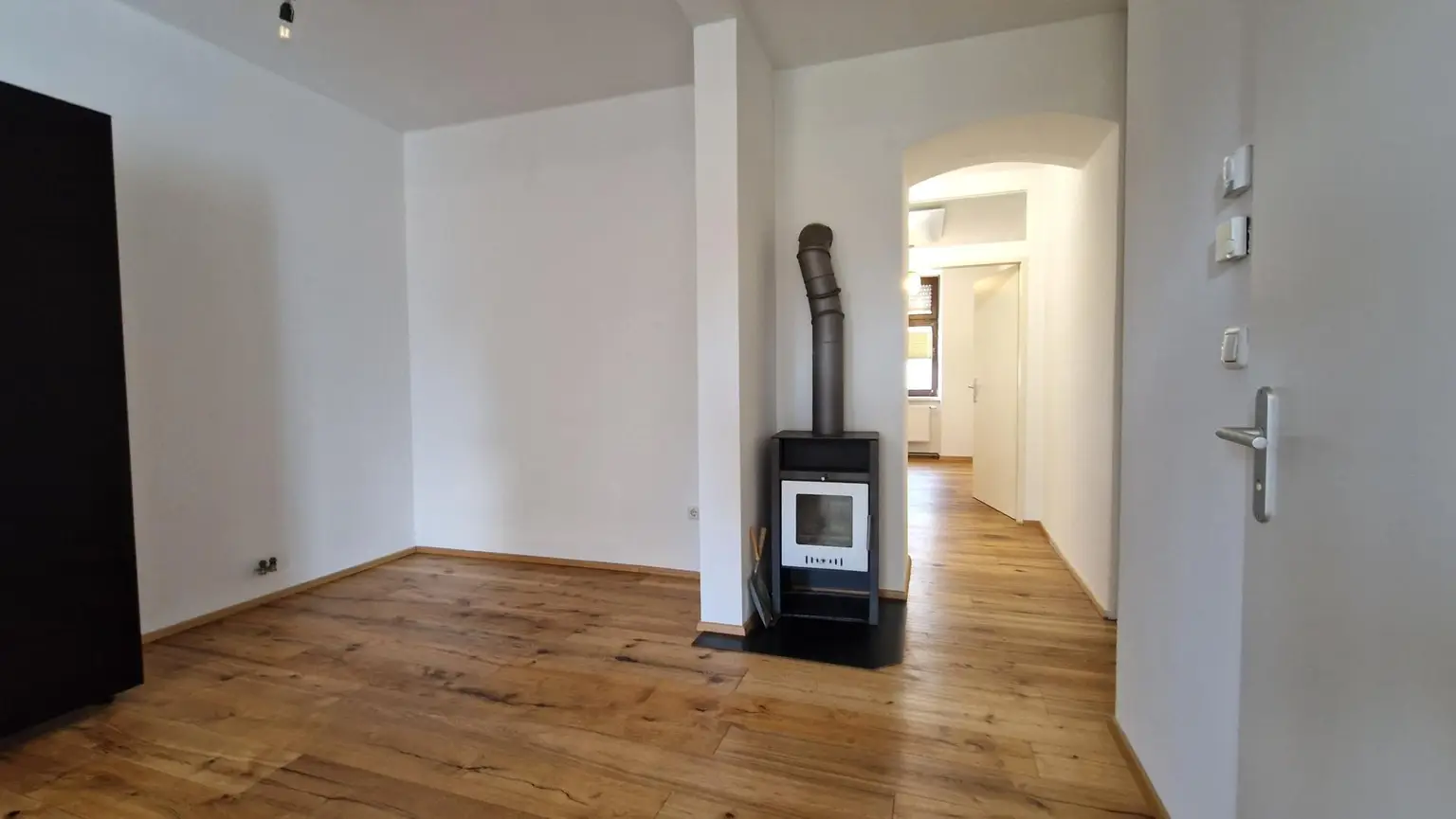 Schwedenofen mit Wohnzimmerecke