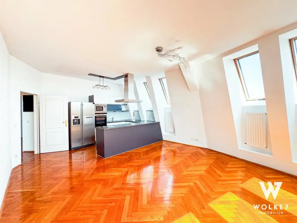 Dachterrassenwohnung mit 360° Panorama | 63m² Dachterasse | Am Spitz