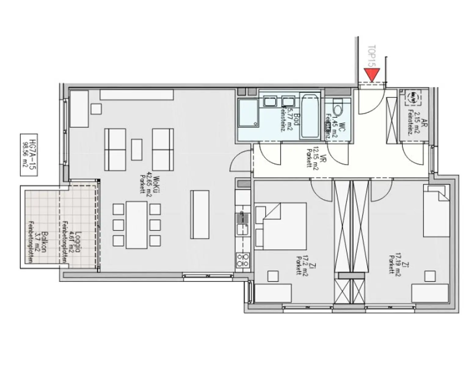 ++NEU++ 3-Zimmer Neubau-Wohnung mit toller Freifläche +GRÜNRUHELAGE+ (ab 09/2025)
